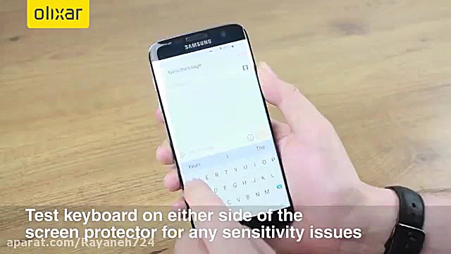 آموزش چسباندن گلس منحنی GALAXY...