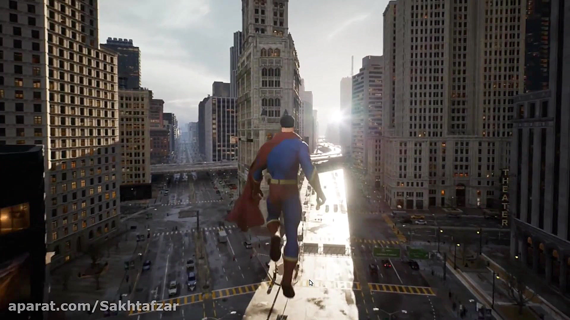 بازی Superman Flying در موتور...