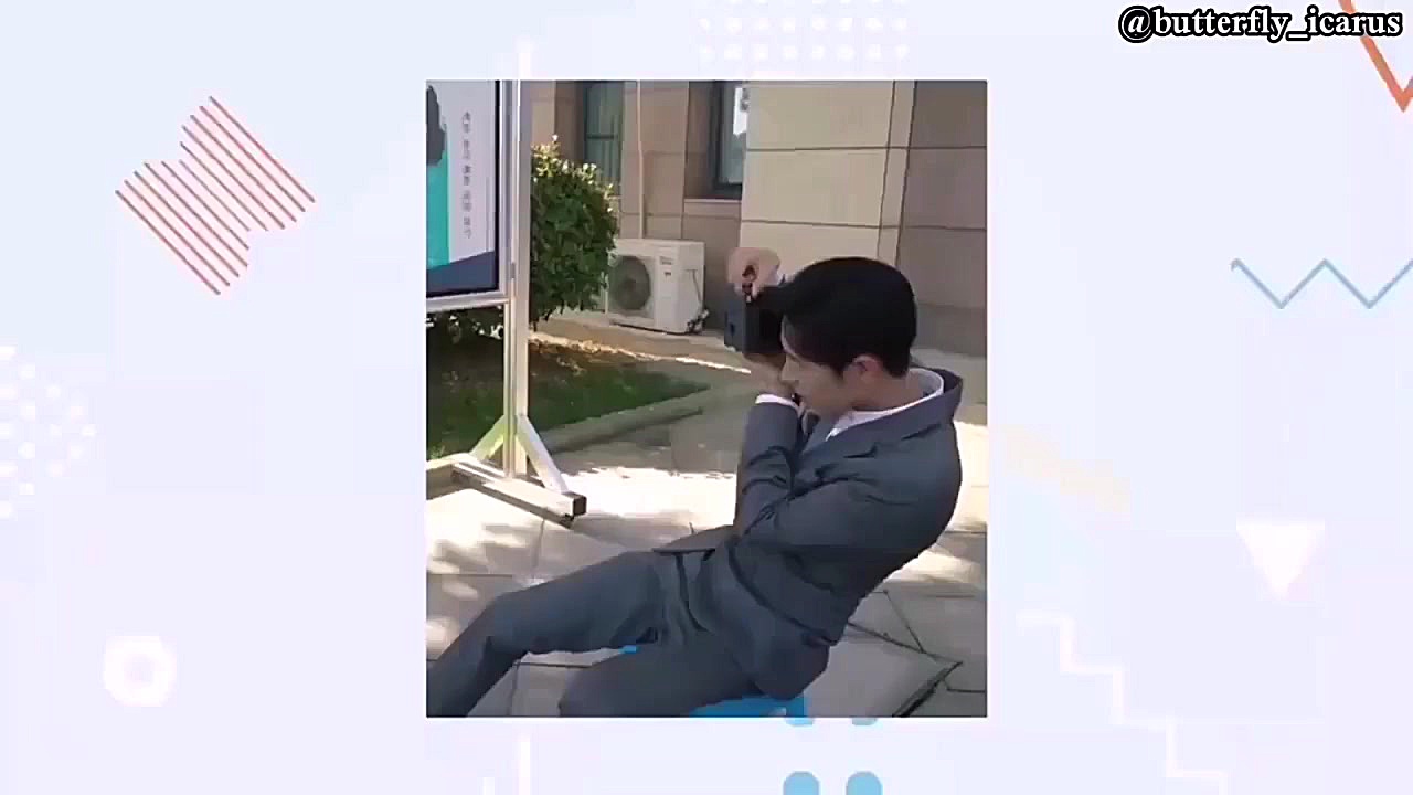 پشت صحنه ی بامزه و کیوت سریال...