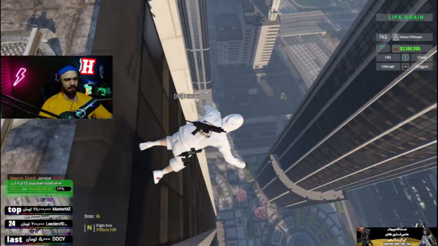 چلنج خودمو انداختم پایین از سا...