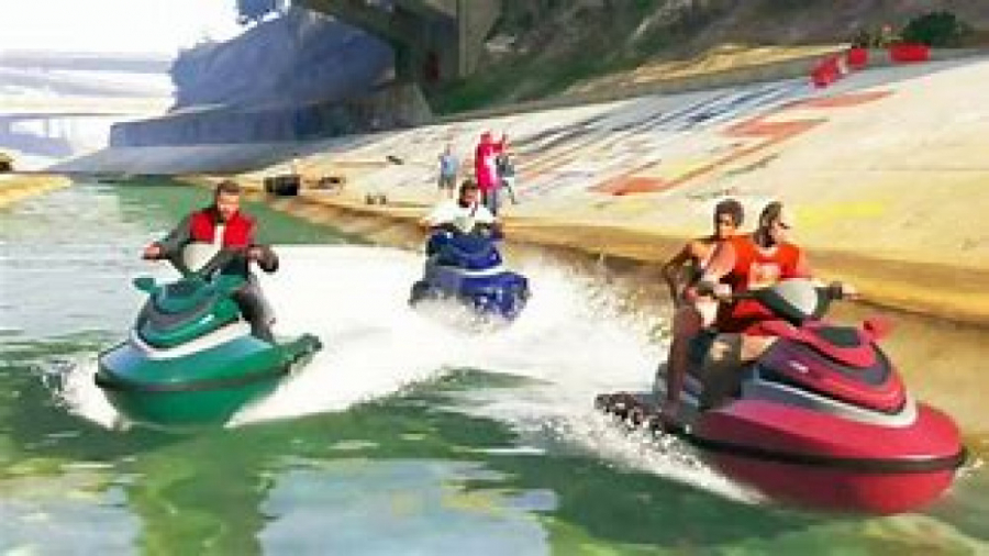 جت اسکی سواری تو جی تی ای!!! ج...