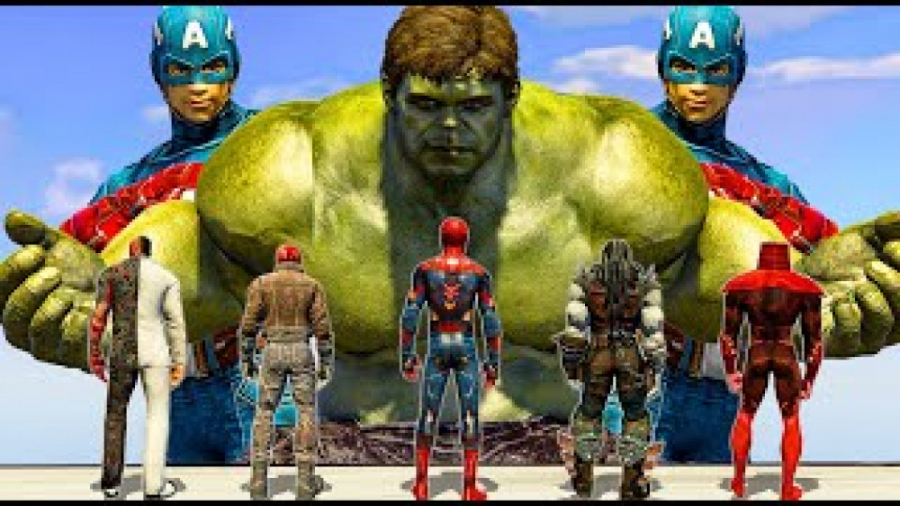 هالک x کاپیتان آمریکا در برابر...