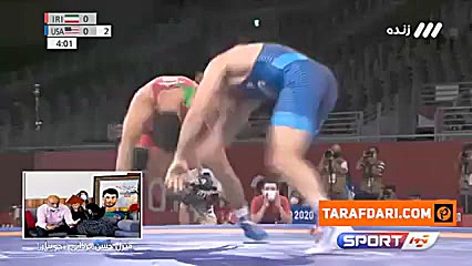 کشتی حسن یزدانی و تیلور در الم...