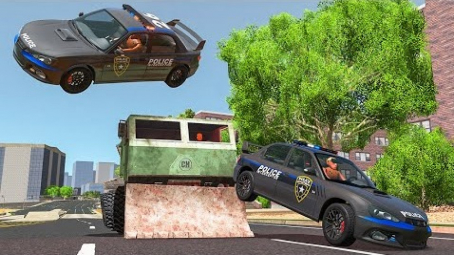 تعقیب و گریز ماشین پلیس  درایو...