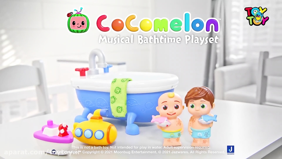 کارتون کوکوملون(CoComelon) آهنگ حموم کردن