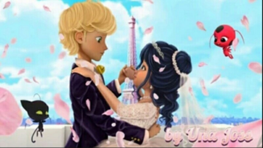 ازدواج مرینت و آدریان؟!عروسی م...