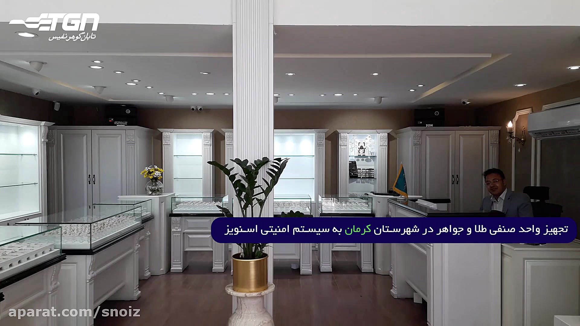 تست دستگاه مه ساز امنیتی (اسنو...