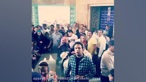 آواز خواندن حمید جعفری در کنار...