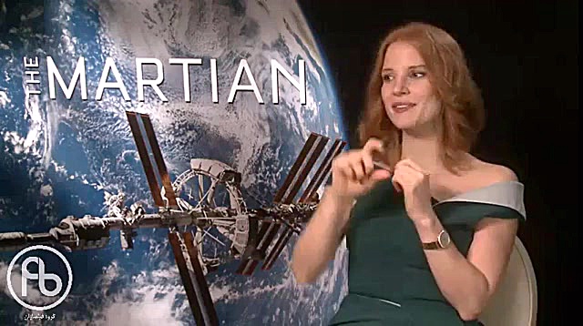 مصاحبه جسیکا چستین درباره مریخ...