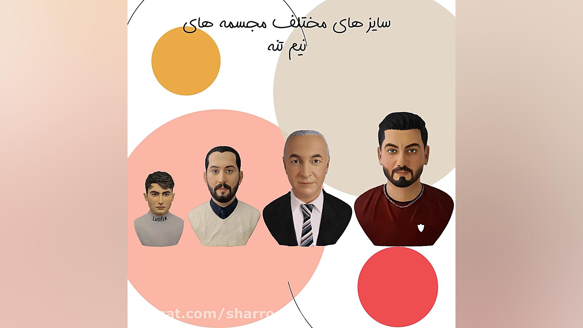 راهنمای انتخاب سایز مجسمه