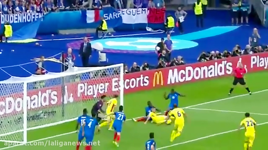 خلاصه بازی فرانسه 2 1 رومانی ب...