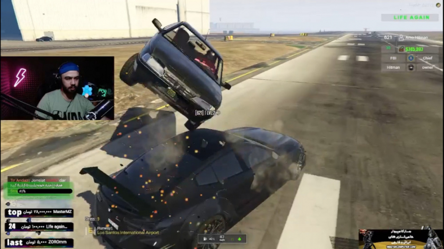 زدم زیر 405 GLX چپ کرد جی تی ا...