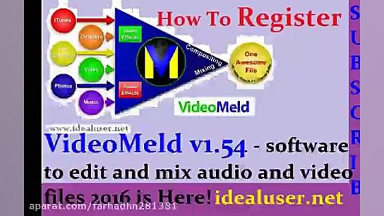 اموزش رجیستر کردن videomeld