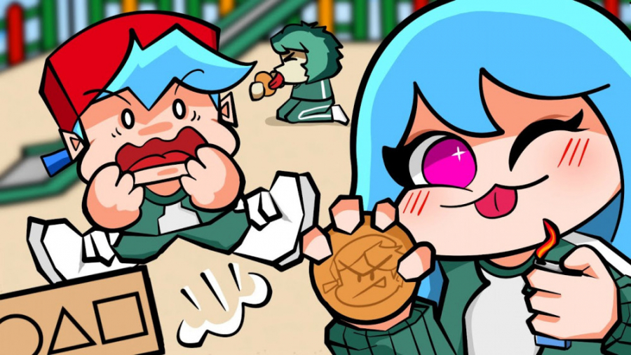 چالش اسکویید گیم فرایدی نایت ف...