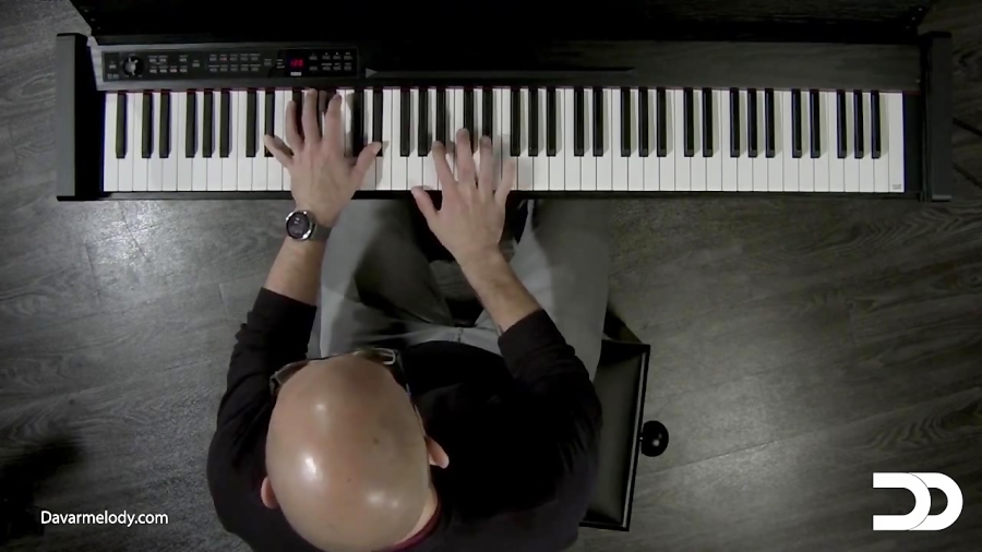 تست پیانو دیجیتال کرگ KORG C1...