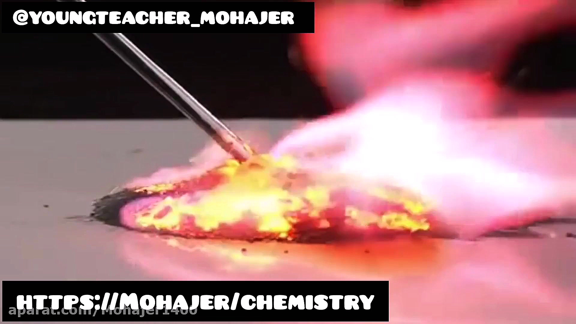 واکنش آهن و گوگرد