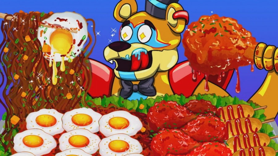 انیمیشن فردی  خوردن نودل تند