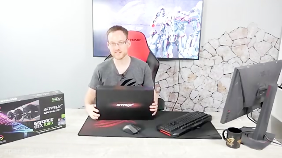 آنبکسینگ کارت گرافیک ASUS ROG...