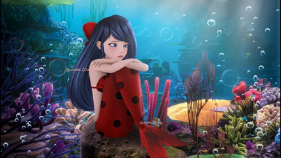 تبدیل مرینت به پری دریایی؟؟ تب...