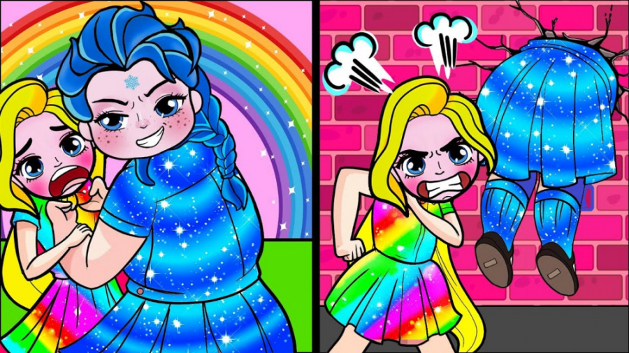 میکس کارتونی پرنسسی  السا راپن...