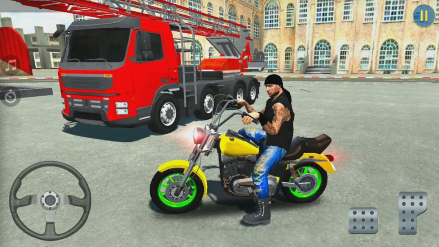 درایو اتومبیل نارنجی BMW  شبیه...