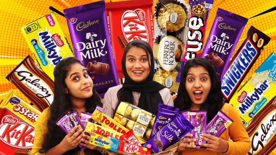 سرگرمی بانوان  چالش خوردن شکلا...