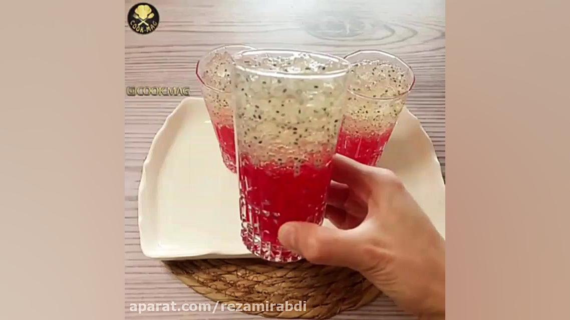 آموزش نوشیدنی ژله ای شیک