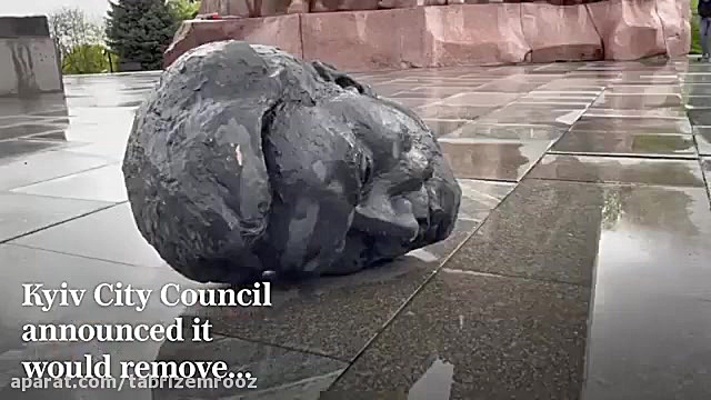 تخریب نماد دوستی روس ها در کیف