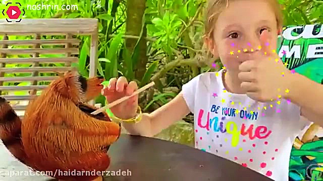 استیسی و بابایی  کلیپ کودکانه...