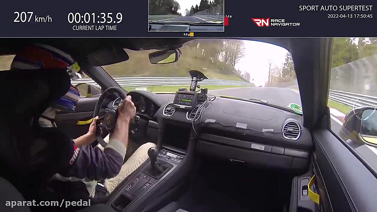 پورشه 718 کیمن GT4 RS در نوربر...