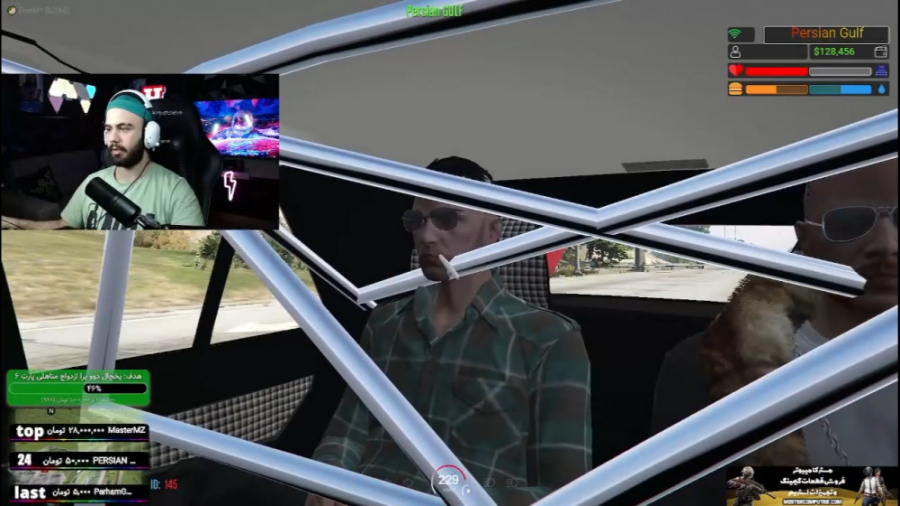 مسابقه با ماشین ماسبقه ای دیدی...