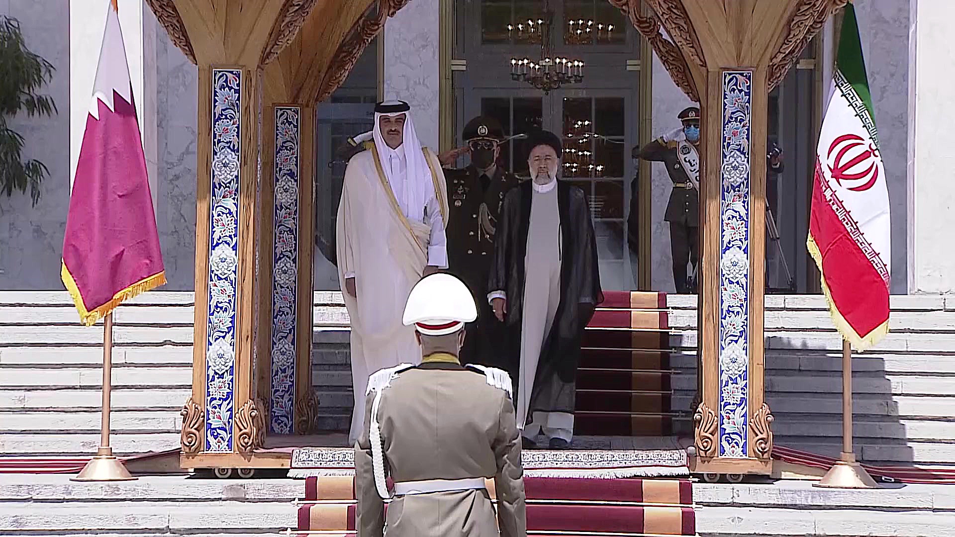 استقبال رسمی رئیس جمهور از امی...