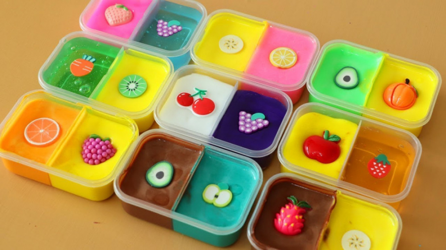 مخلوط اسلایم تم میوه ای