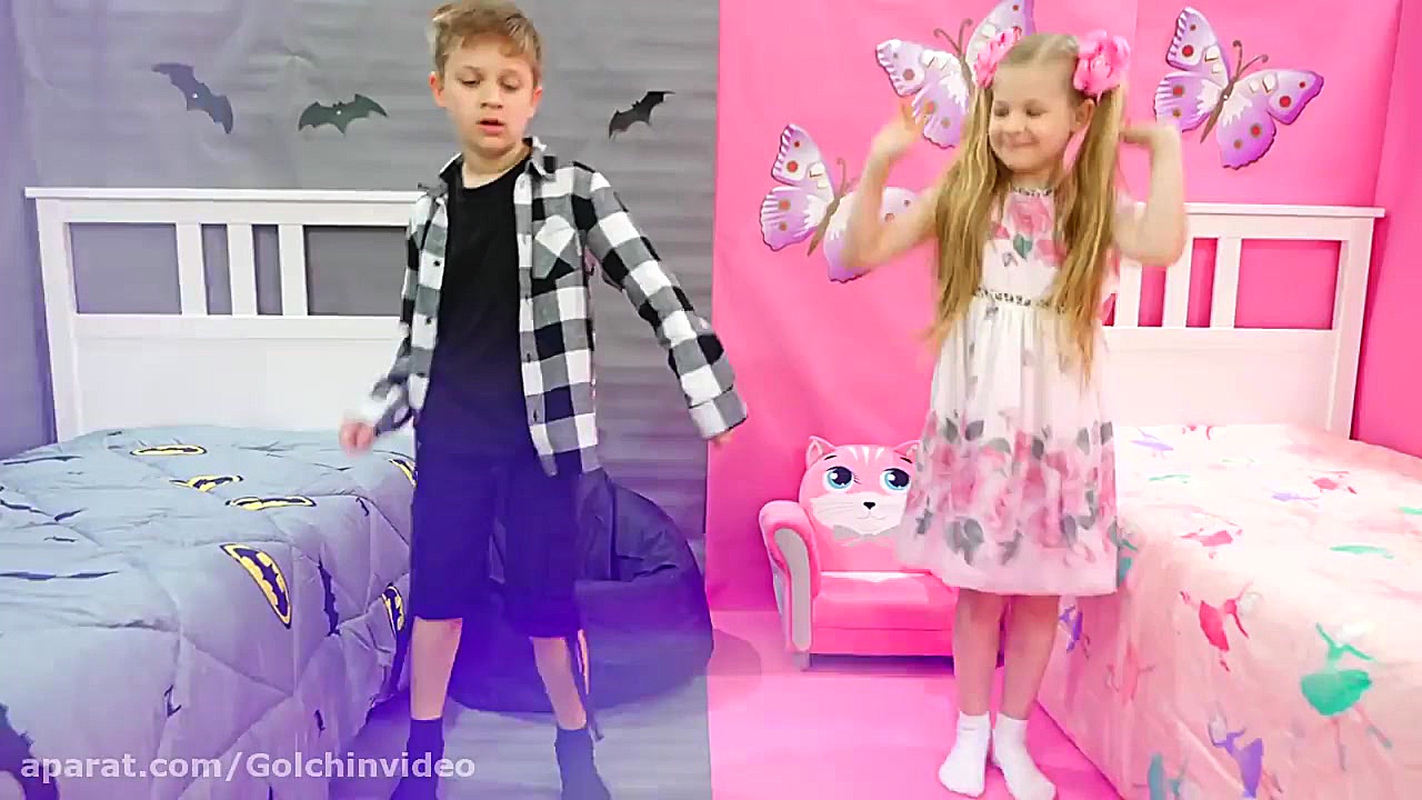 دایانا و روما  چالش صورتی در م...