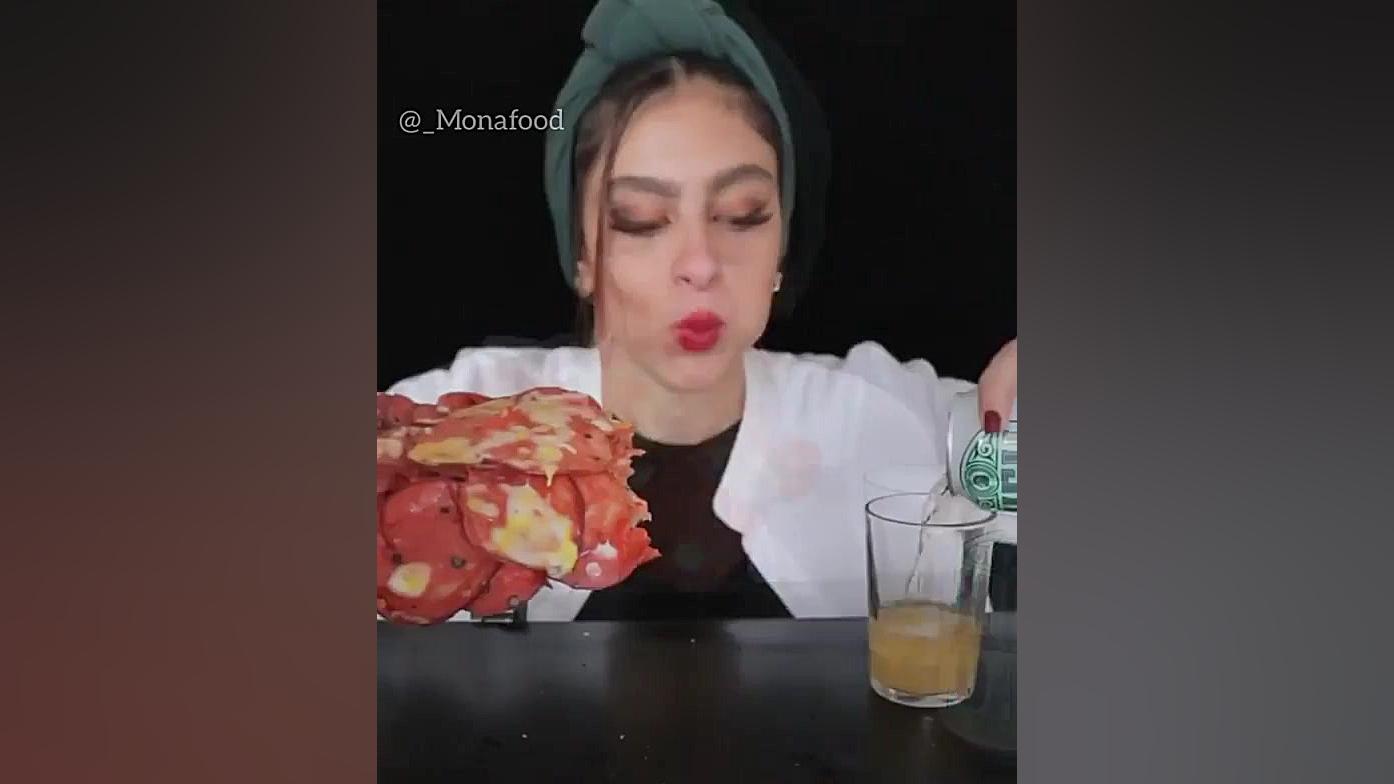 مونا فود آسمر فود چالش غذاخوری...