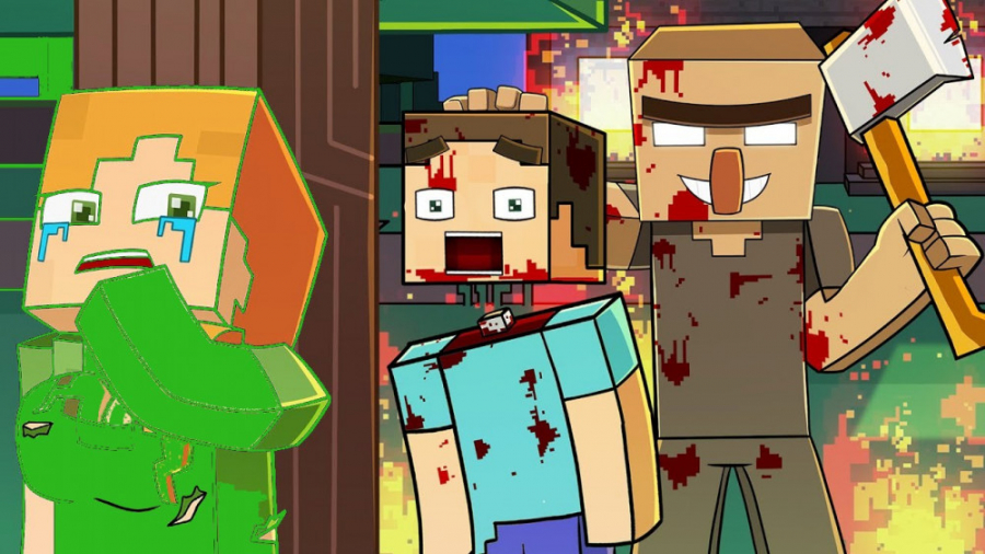 انیمیش ماینکرفت  داستان دهکده...