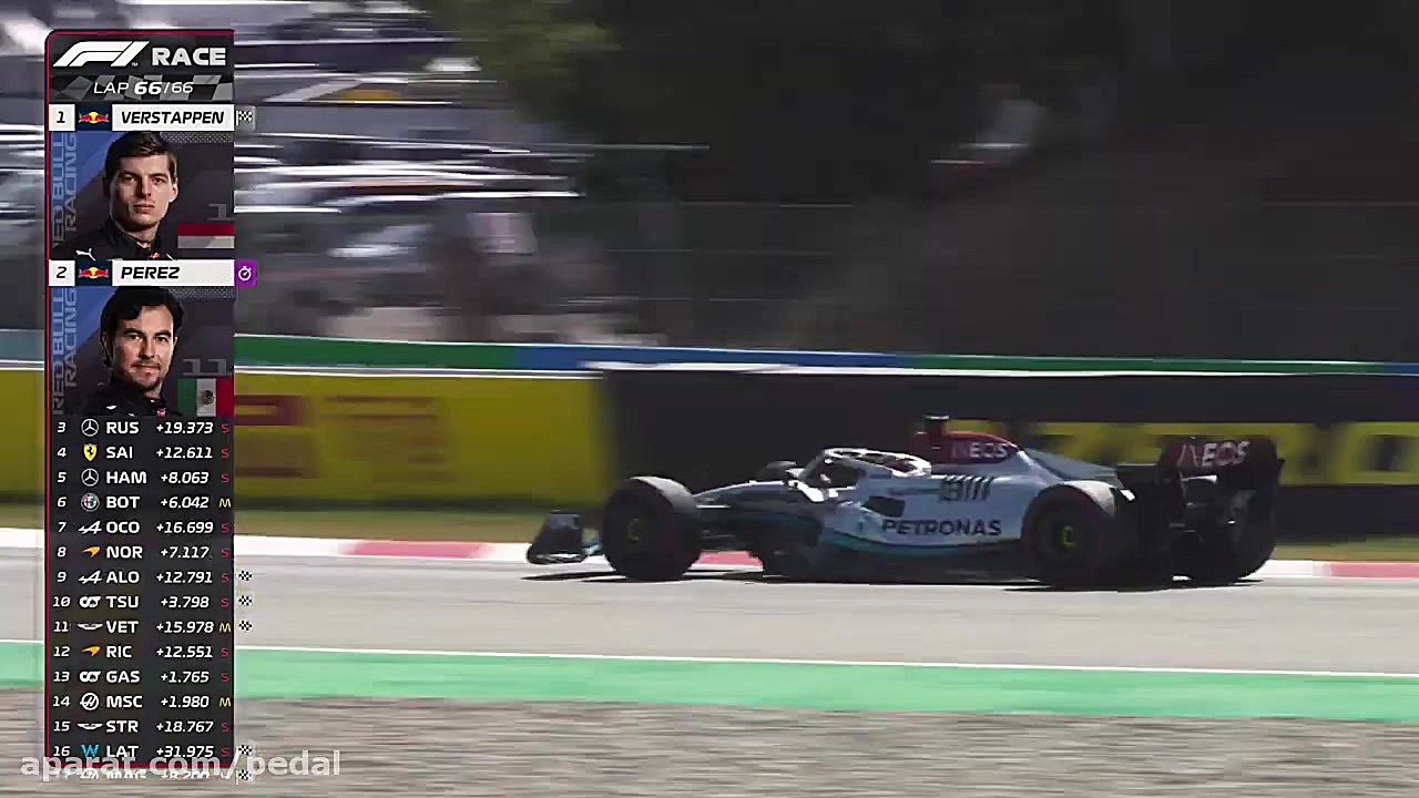 خلاصه مسابقه پرهیجان فرمول یک...