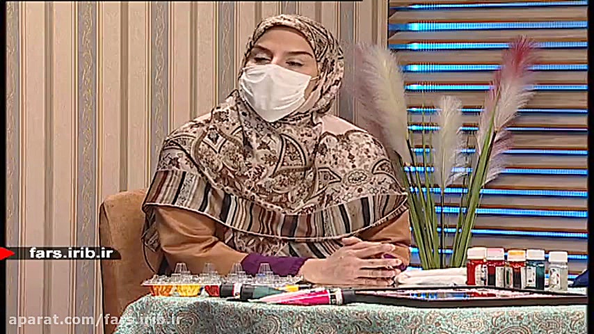 آموزشی نقاشی روی آینه  شیراز