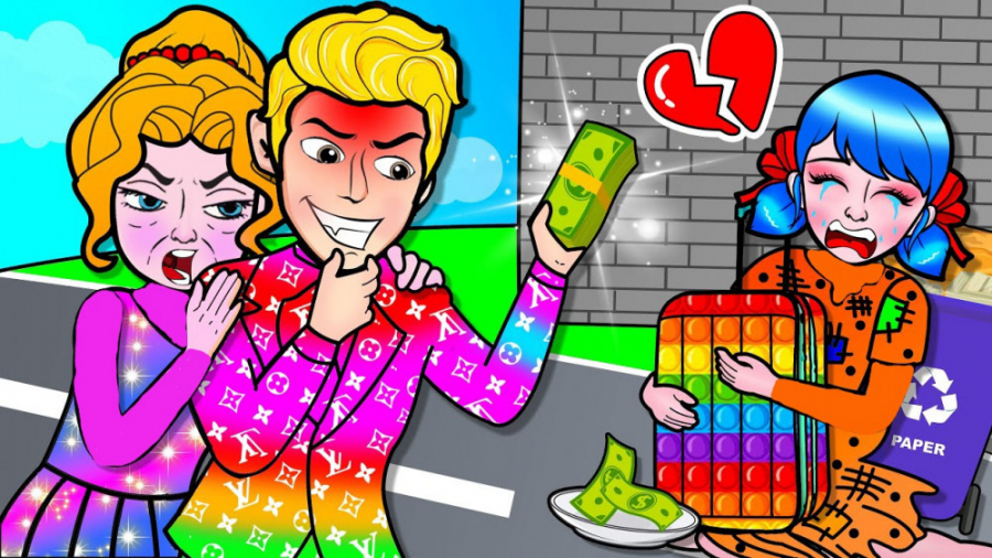 کارتون عروسک کاغذی  مادر راپنز...