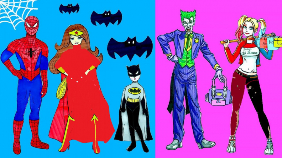 ایده های کارتونی هارلی و جوکر...