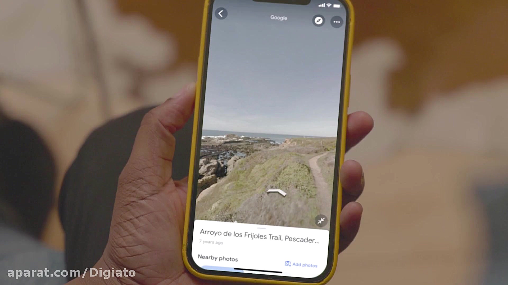 گوگل مپس سفر در زمان با گوشی ر...