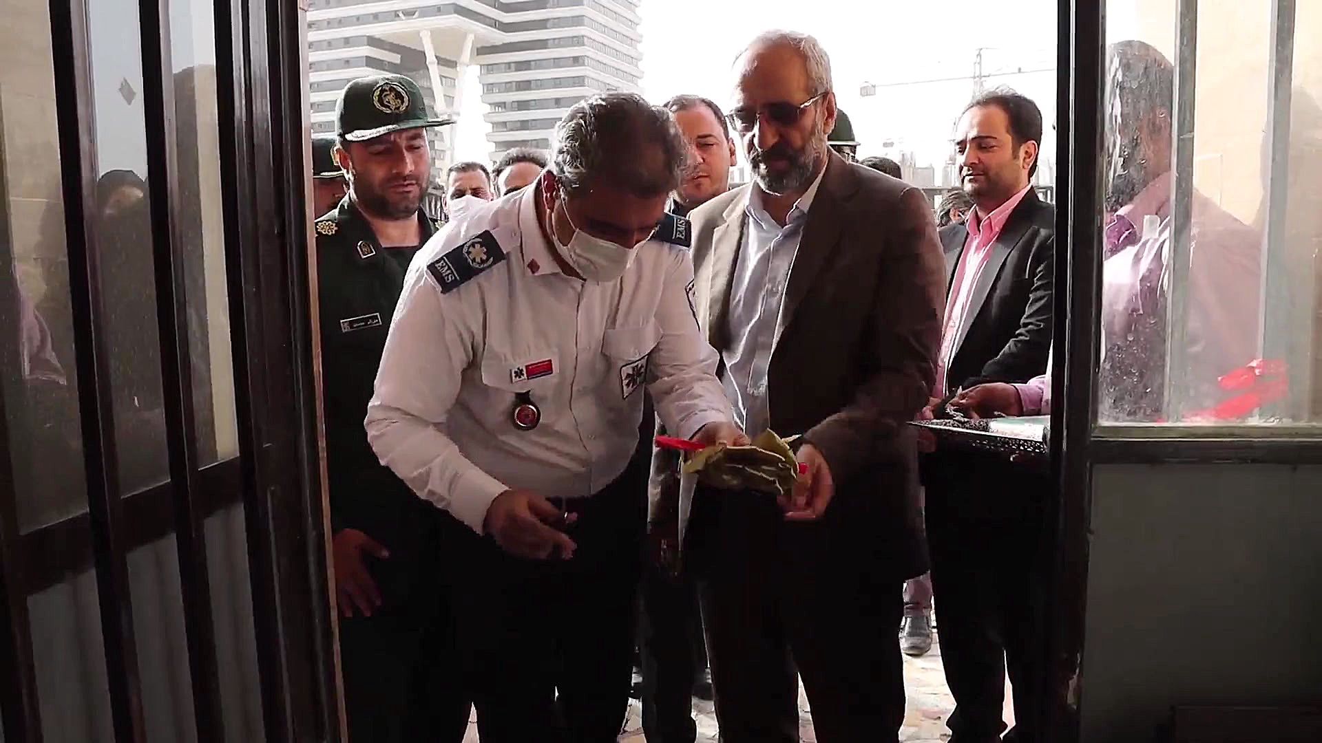 مراسم افتتاح پایگاه اورژانس شه...