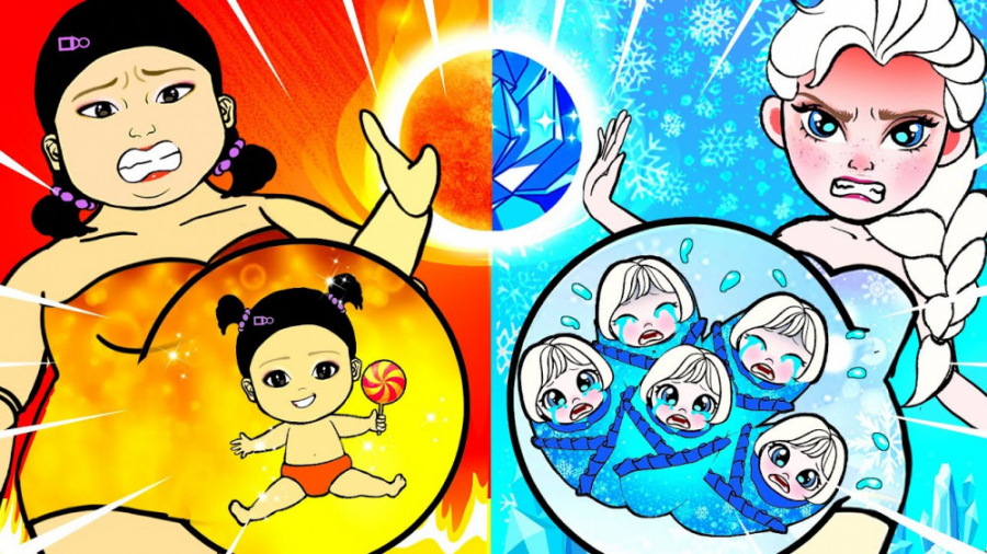 ایده های کارتونی بازی مرکب و ف...