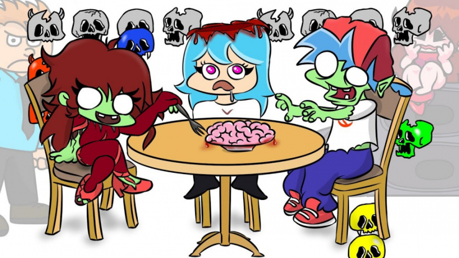 اف ان اف زامبی  اسکای  کارتون...