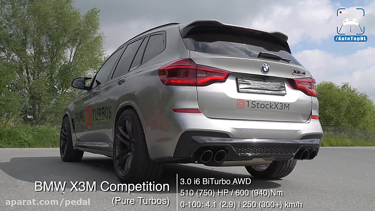 تست شتاب ب ام و X3M کامپتیشن