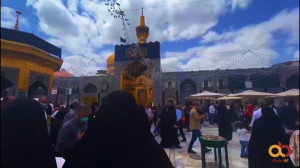 حرم با صفای حضرت رضا (ع)