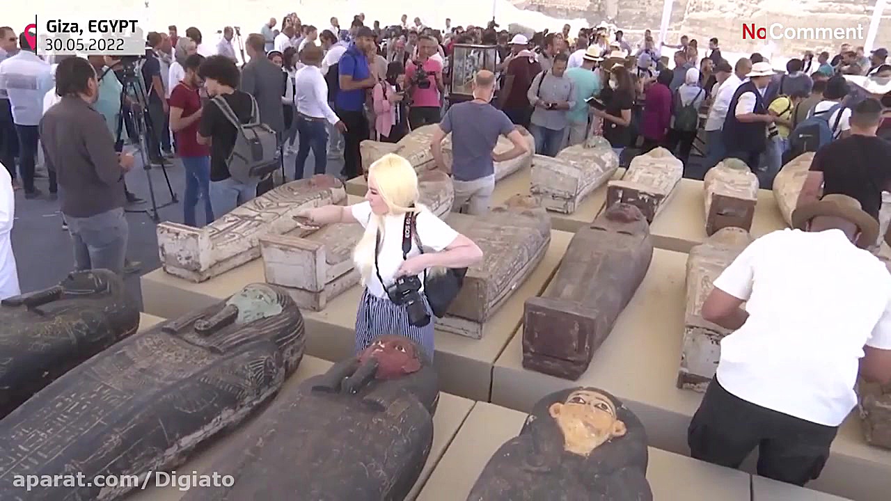 صدها مومیایی و تابوت باستانی د...