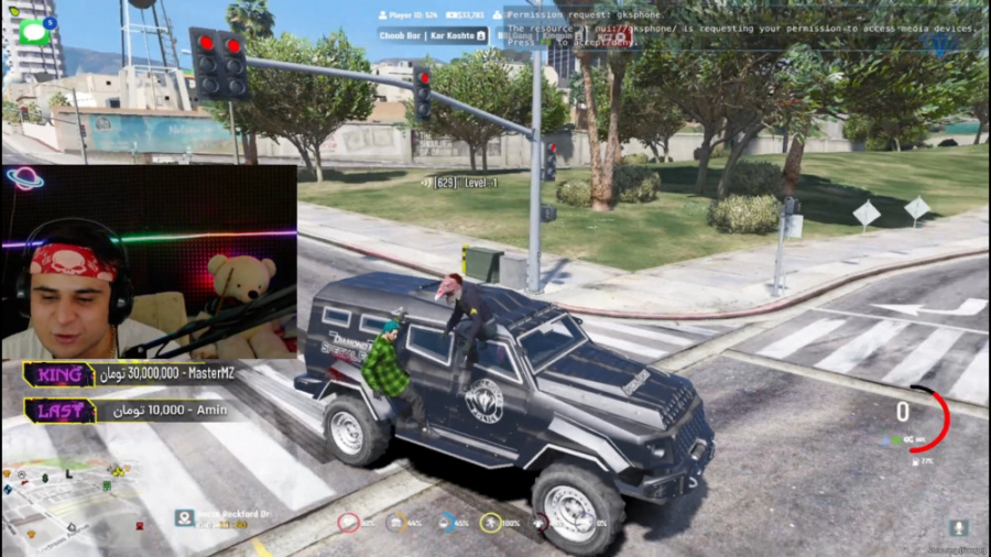 gta v آنلاین رول پلی | پلیس قل...