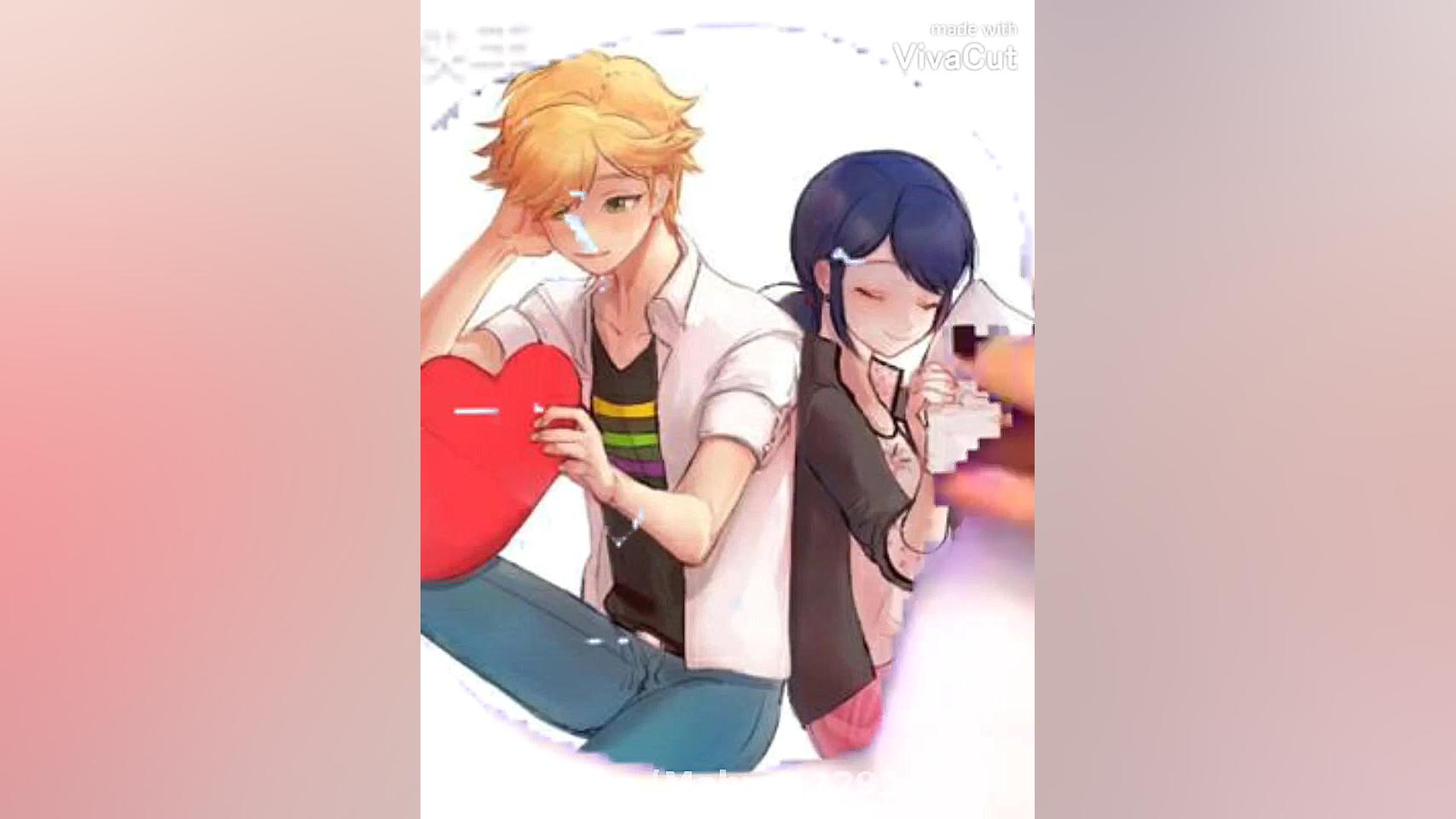 عشق بین مرینت و ادرین. ( اسلای...