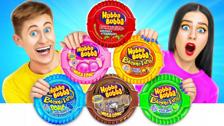 چالش غذایی خنده دار چالش آدامس...